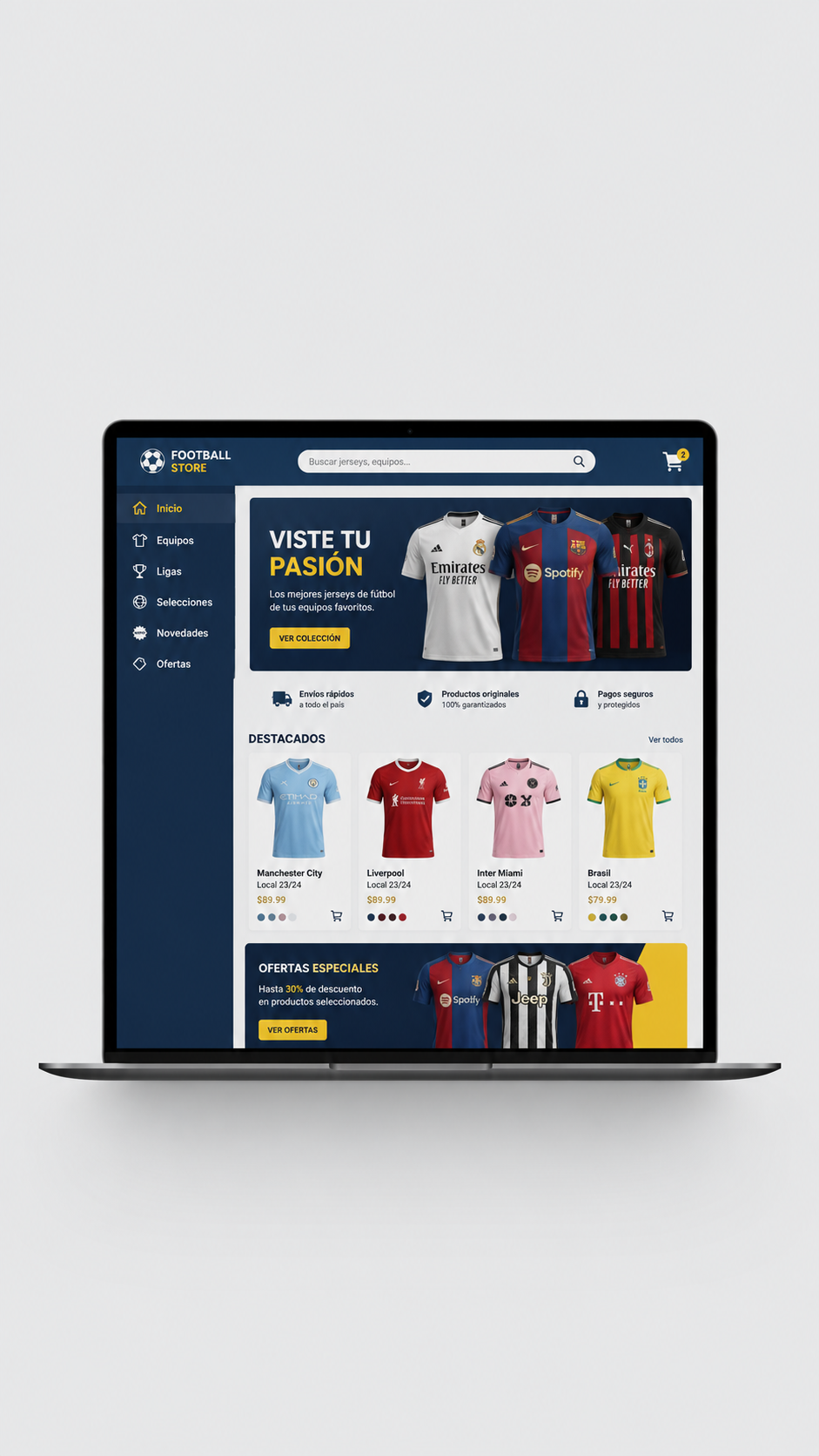 Tienda de jerseys